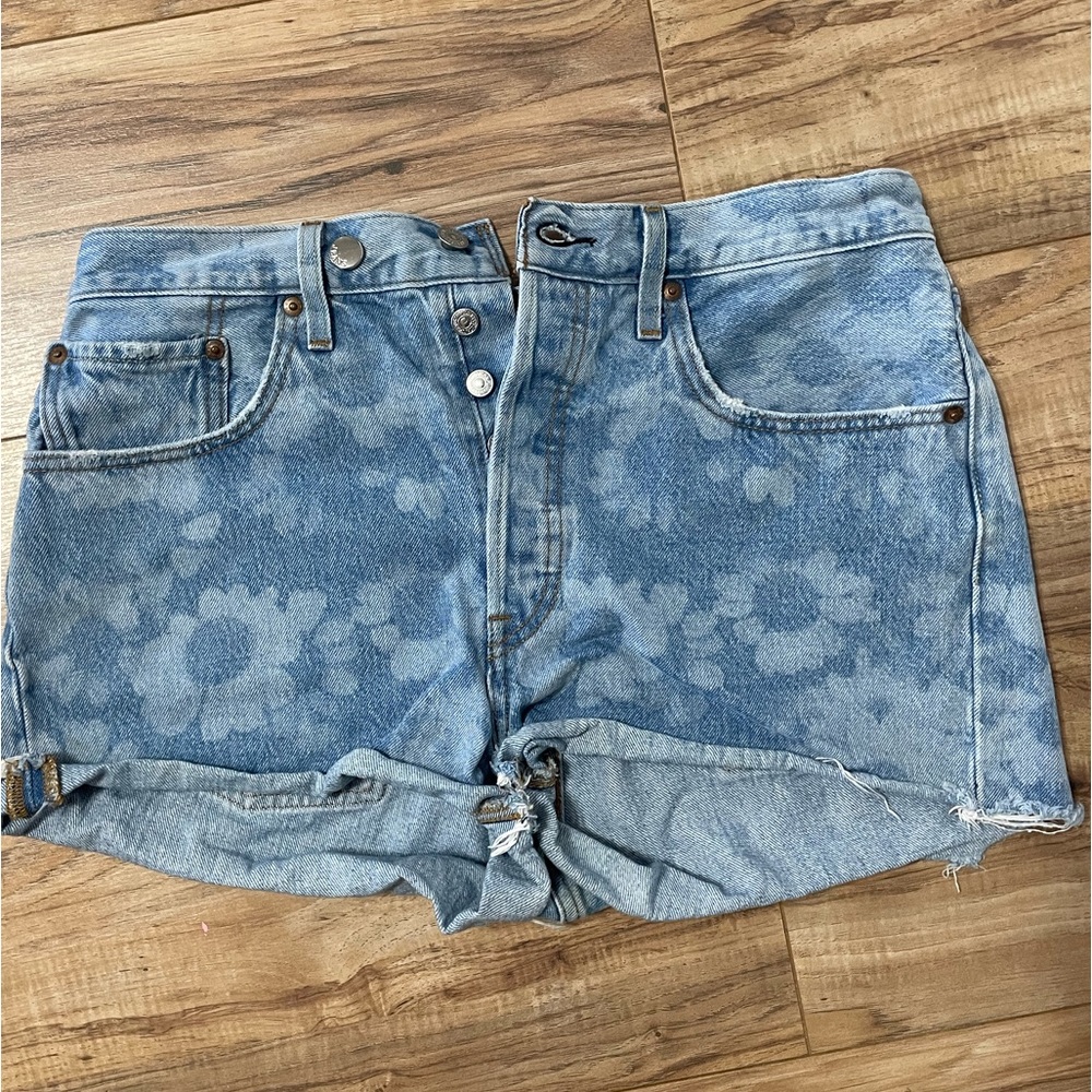 Levi’s 501 Floral Jean Shorts